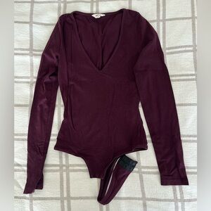 Madewell Plum Bodysuit